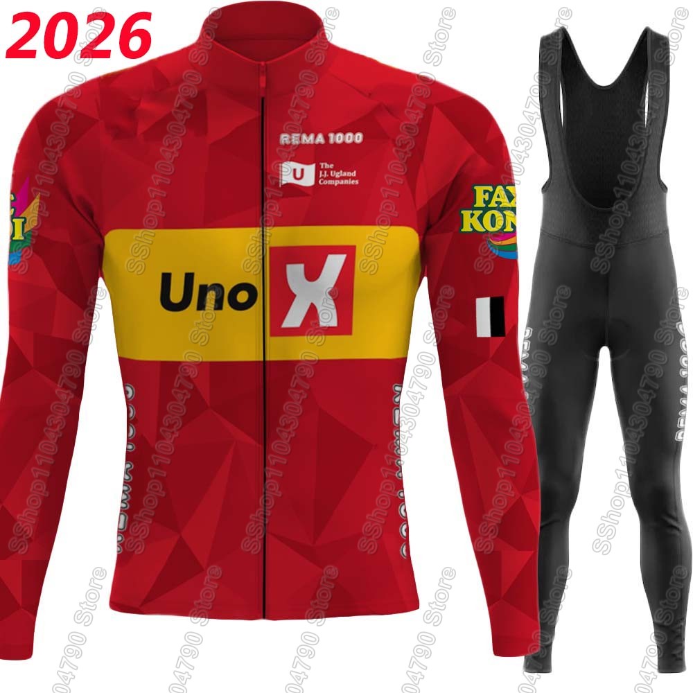 Cycling Bib Shorts - 우노 X 프로 팀 2026 사이클링