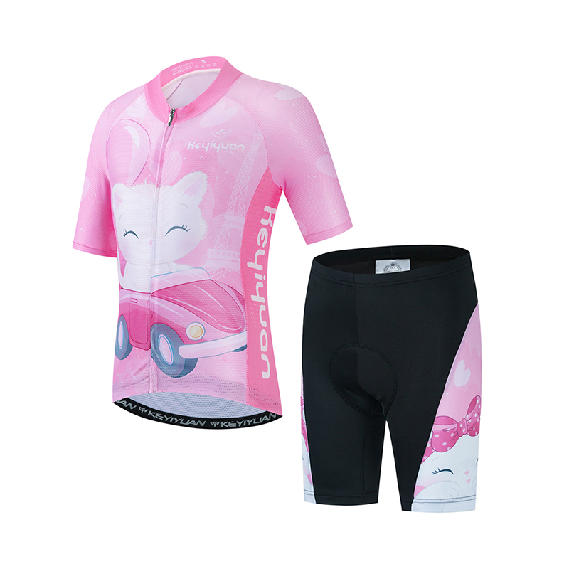 Cycling Gear Jersey - KEYIYUAN 어린이 도로 사이클링 저지 세트