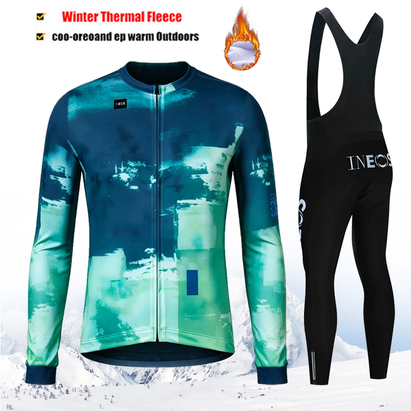 2027 INEOS 프로 팀 남성용 기능성 플리스 사이 - Cycling Gear Jersey 리뷰 및 가격