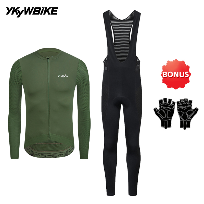 YKYWBIKE 남성용 사이클링 저지 세트, 봄용 자전 - Cycling Gear Jersey 리뷰 및 가격